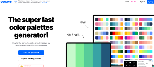 Coolors-The-super-fast-color-palettes-generator-